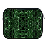 An Overly Large Geometric Representation Of A Circuit Board Apple iPad 2/3/4 Zipper Cases Front