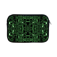 An Overly Large Geometric Representation Of A Circuit Board Apple Ipad Mini Zipper Cases by Simbadda