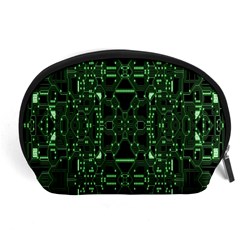 An Overly Large Geometric Representation Of A Circuit Board Accessory Pouches (large)  by Simbadda