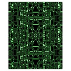 An Overly Large Geometric Representation Of A Circuit Board Drawstring Bag (small) by Simbadda