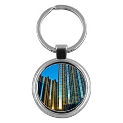 Two Abstract Architectural Patterns Key Chains (round)  by Simbadda