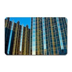 Two Abstract Architectural Patterns Magnet (rectangular) by Simbadda