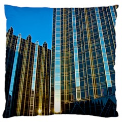 Two Abstract Architectural Patterns Standard Flano Cushion Case (one Side) by Simbadda