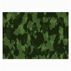 Camouflage Green Army Texture Large Glasses Cloth