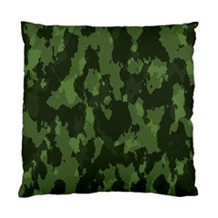 Camouflage Green Army Texture Standard Cushion Case (one Side) by Simbadda