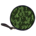 Camouflage Green Army Texture Classic 20-CD Wallets Front