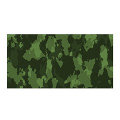 Camouflage Green Army Texture Satin Wrap by Simbadda