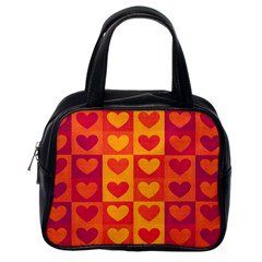 Pattern Classic Handbags (one Side) by Valentinaart