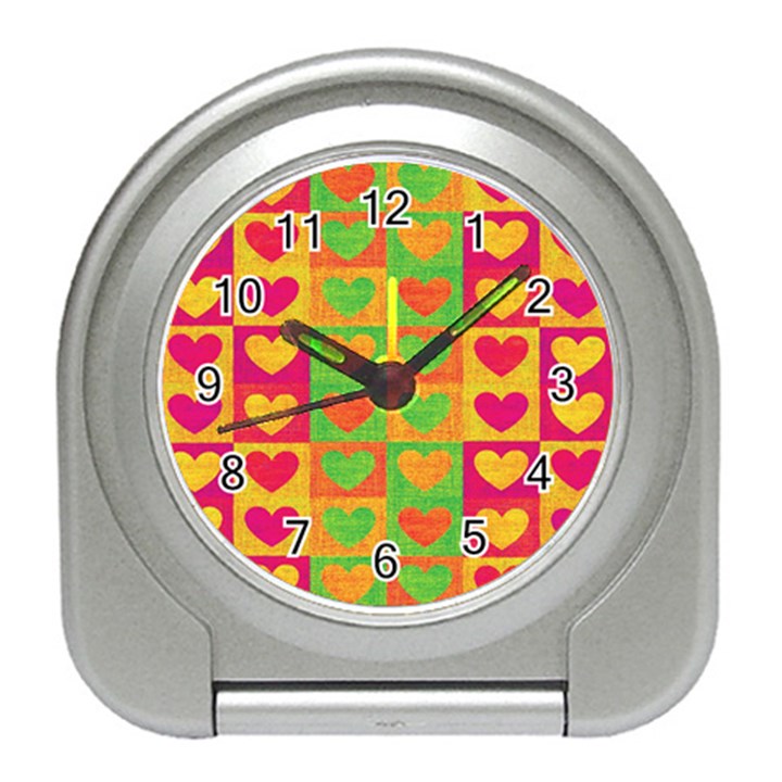 Pattern Travel Alarm Clocks