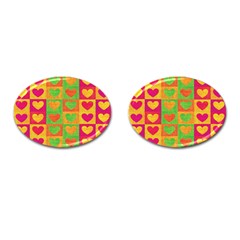 Pattern Cufflinks (oval) by Valentinaart