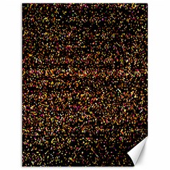 Pixel Pattern Colorful And Glowing Pixelated Canvas 12  X 16   by Simbadda