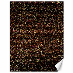 Pixel Pattern Colorful And Glowing Pixelated Canvas 36  X 48   by Simbadda