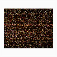 Pixel Pattern Colorful And Glowing Pixelated Small Glasses Cloth (2-side) by Simbadda