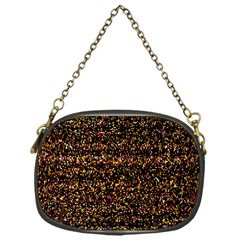 Pixel Pattern Colorful And Glowing Pixelated Chain Purses (one Side)  by Simbadda