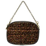 Pixel Pattern Colorful And Glowing Pixelated Chain Purses (One Side)  Front