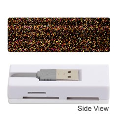 Pixel Pattern Colorful And Glowing Pixelated Memory Card Reader (stick)  by Simbadda