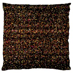 Pixel Pattern Colorful And Glowing Pixelated Large Cushion Case (one Side) by Simbadda