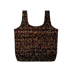 Pixel Pattern Colorful And Glowing Pixelated Full Print Recycle Bags (s)  by Simbadda