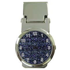 Pixel Colorful And Glowing Pixelated Pattern Money Clip Watches by Simbadda