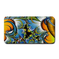 Fractal Background With Abstract Streak Shape Medium Bar Mats by Simbadda