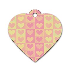 Pattern Dog Tag Heart (Two Sides)