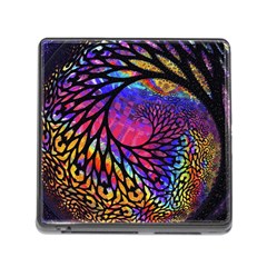 3d Fractal Mandelbulb Memory Card Reader (square) by Simbadda