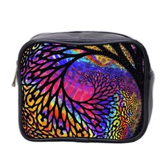 3d Fractal Mandelbulb Mini Toiletries Bag 2-side