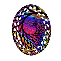 3d Fractal Mandelbulb Ornament (oval Filigree) by Simbadda