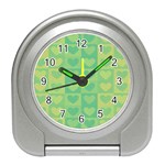 Pattern Travel Alarm Clocks Front