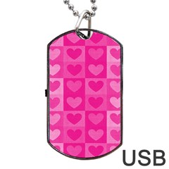 Pattern Dog Tag USB Flash (One Side)