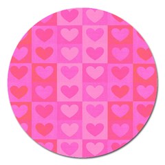 Pattern Magnet 5  (round) by Valentinaart