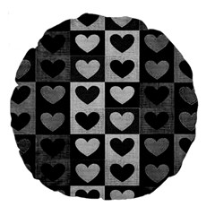 Pattern Large 18  Premium Round Cushions