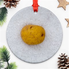 Hintergrund Salzkartoffel Ornament (round) by wsfcow