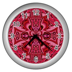 Secret Hearts Wall Clocks (silver)  by Simbadda