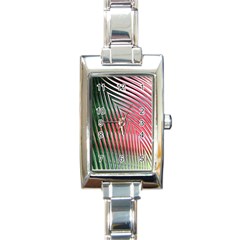 Watermelon Dream Rectangle Italian Charm Watch by Simbadda