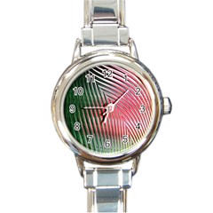 Watermelon Dream Round Italian Charm Watch by Simbadda