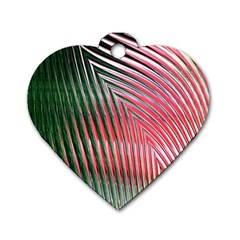 Watermelon Dream Dog Tag Heart (one Side) by Simbadda