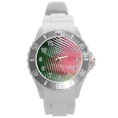 Watermelon Dream Round Plastic Sport Watch (l) by Simbadda