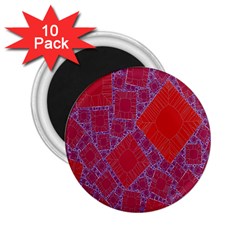 Voronoi Diagram 2 25  Magnets (10 Pack)  by Simbadda