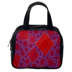 Voronoi Diagram Classic Handbags (one Side) by Simbadda