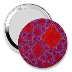 Voronoi Diagram 3  Handbag Mirrors by Simbadda