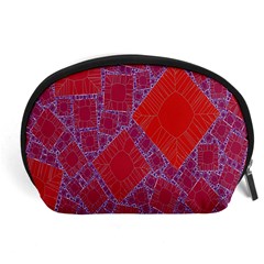 Voronoi Diagram Accessory Pouches (large)  by Simbadda