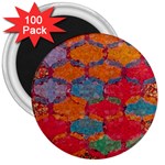 Abstract Art Pattern 3  Magnets (100 pack) Front