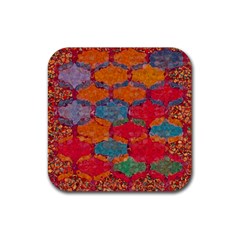 Abstract Art Pattern Rubber Coaster (square)  by Simbadda