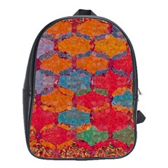 Abstract Art Pattern School Bags(large)  by Simbadda