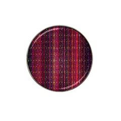 Colorful And Glowing Pixelated Pixel Pattern Hat Clip Ball Marker (10 Pack) by Simbadda