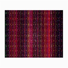 Colorful And Glowing Pixelated Pixel Pattern Small Glasses Cloth by Simbadda