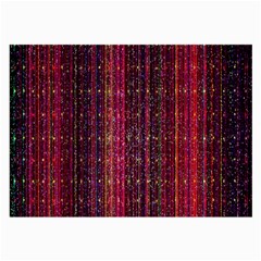 Colorful And Glowing Pixelated Pixel Pattern Large Glasses Cloth (2-side)