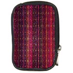 Colorful And Glowing Pixelated Pixel Pattern Compact Camera Cases Front