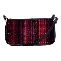 Colorful And Glowing Pixelated Pixel Pattern Shoulder Clutch Bags by Simbadda